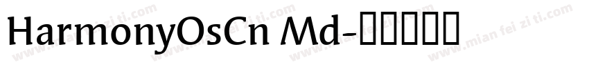 HarmonyOsCn Md字体转换